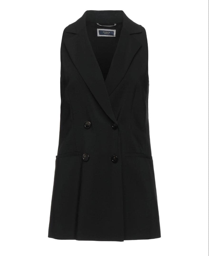 未使用⭐︎PESERICO・ジレ ブラック42