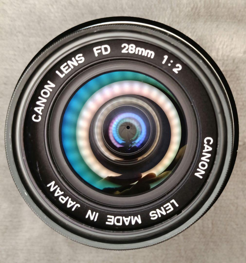 Canon FD 28mm f/2 レンズ