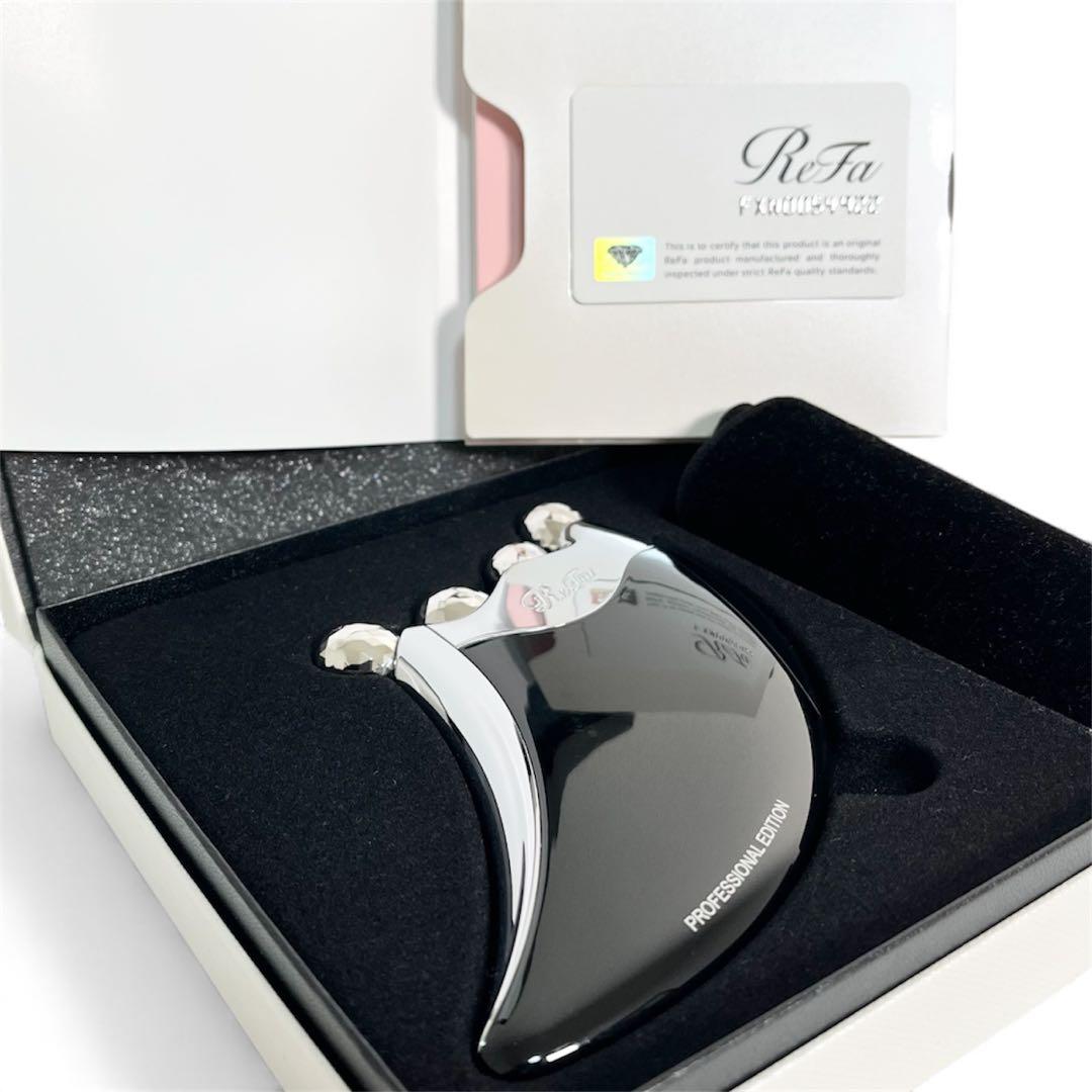 MTG ReFa 4 CAXA ブラック 美顔器 リファフォーカッサ