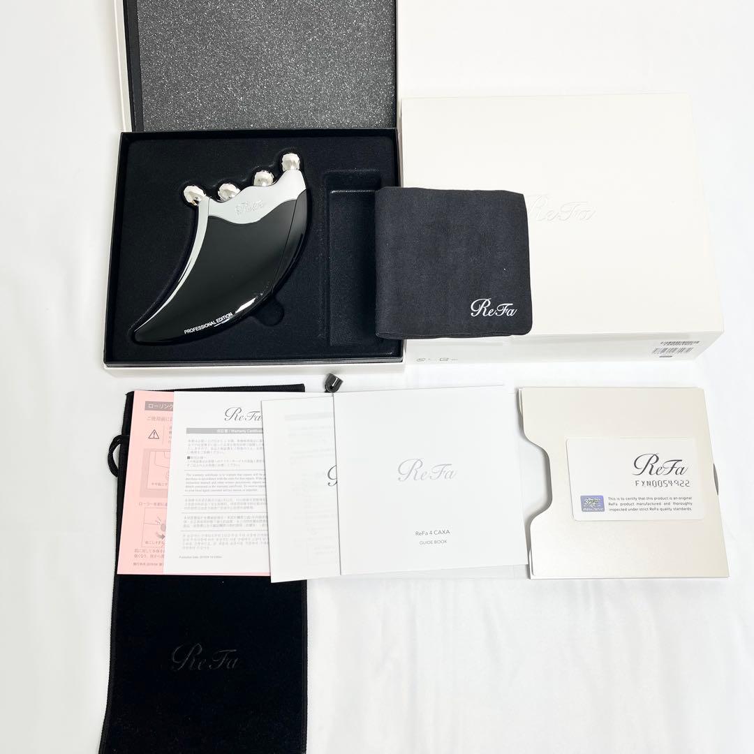 MTG ReFa 4 CAXA ブラック 美顔器 リファフォーカッサ