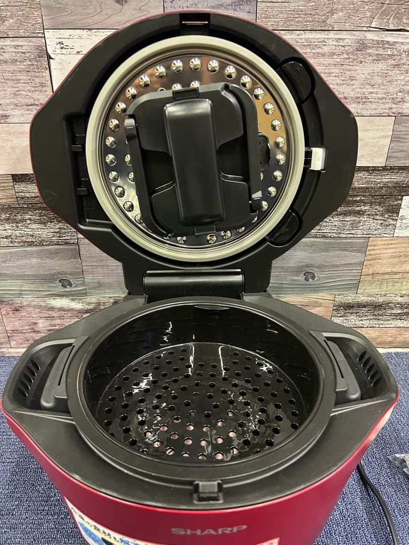 展示品 SHARP HEALSIO 水なし自動調理鍋 KN-HW24G-R