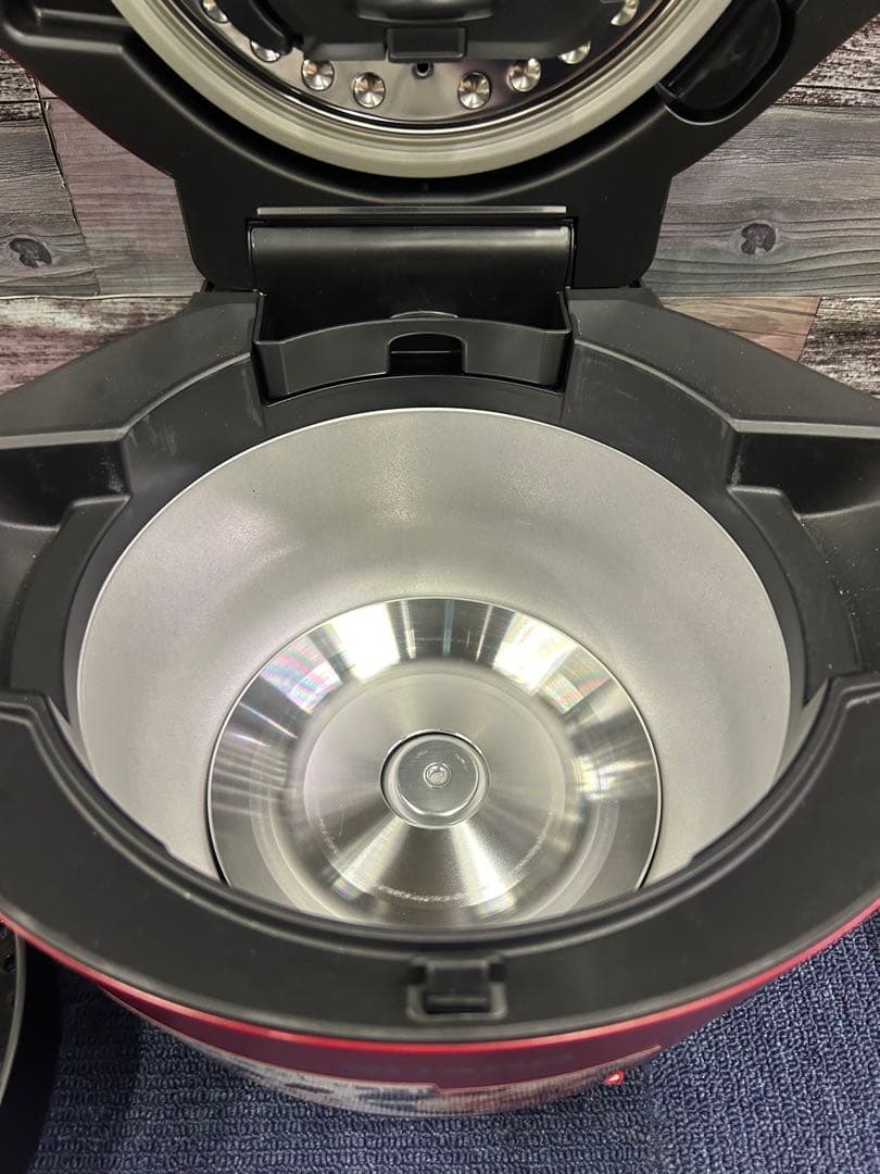 展示品 SHARP HEALSIO 水なし自動調理鍋 KN-HW24G-R