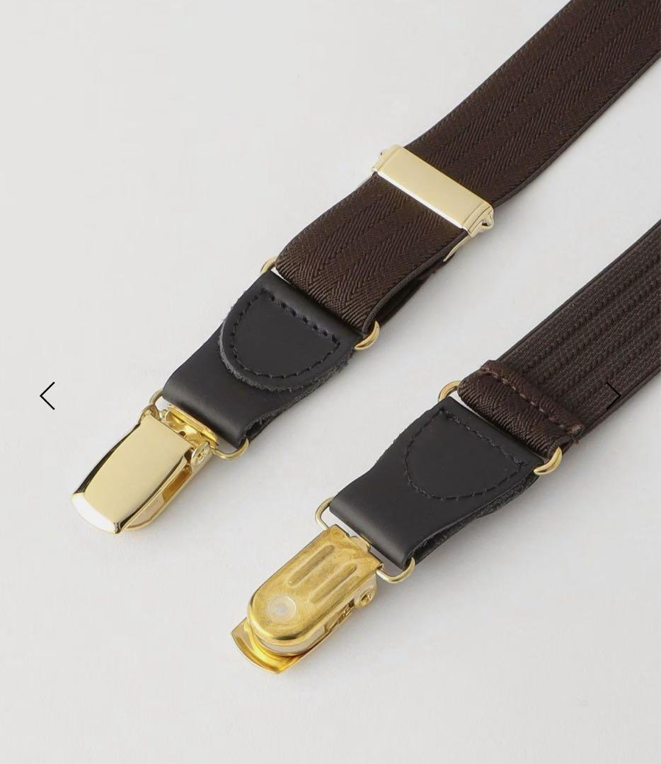  THURSTON 25mm サスペンダー ブラウン