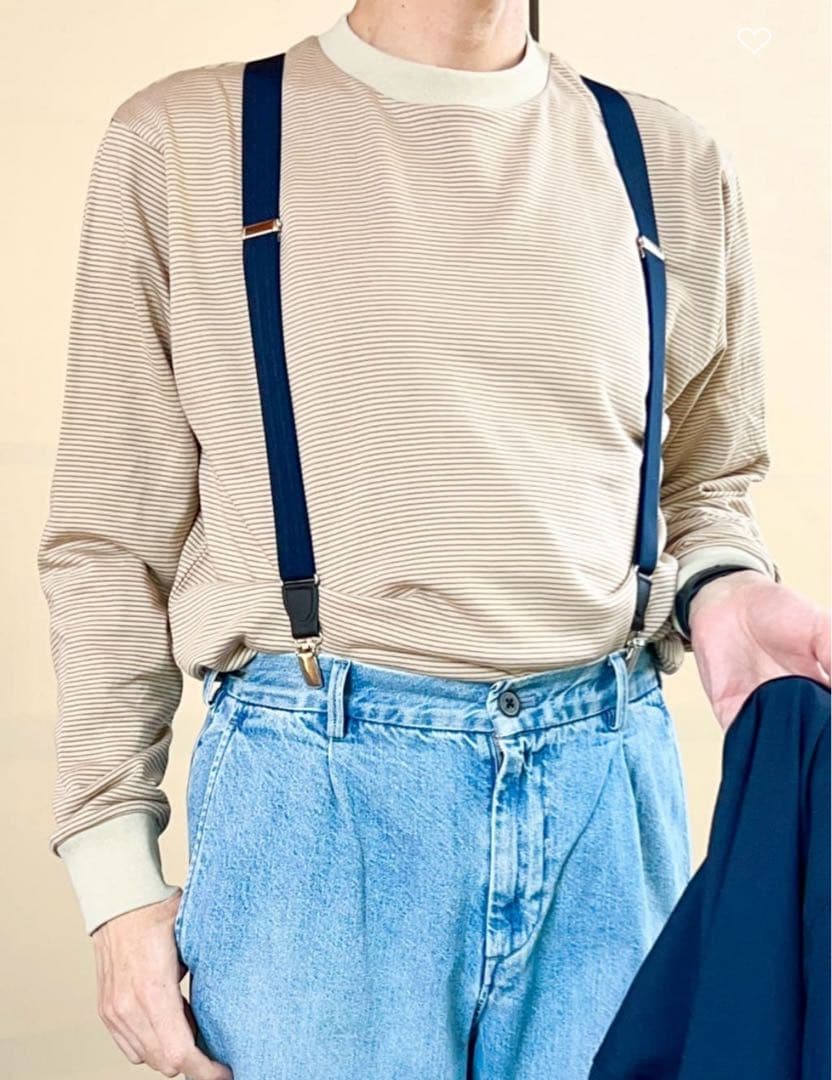  THURSTON 25mm サスペンダー ブラウン