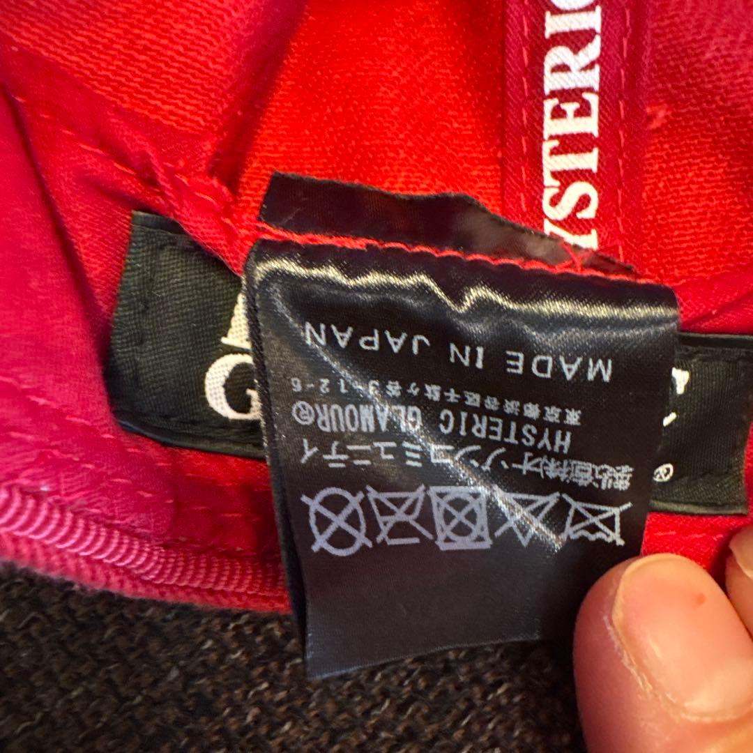 極美品　ヒステリックグラマーキャップ