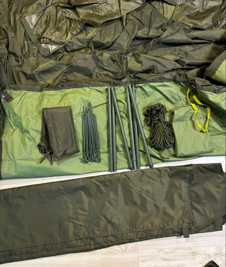 フランス軍 F1 テント ナイロン製　軍幕　キャンプ