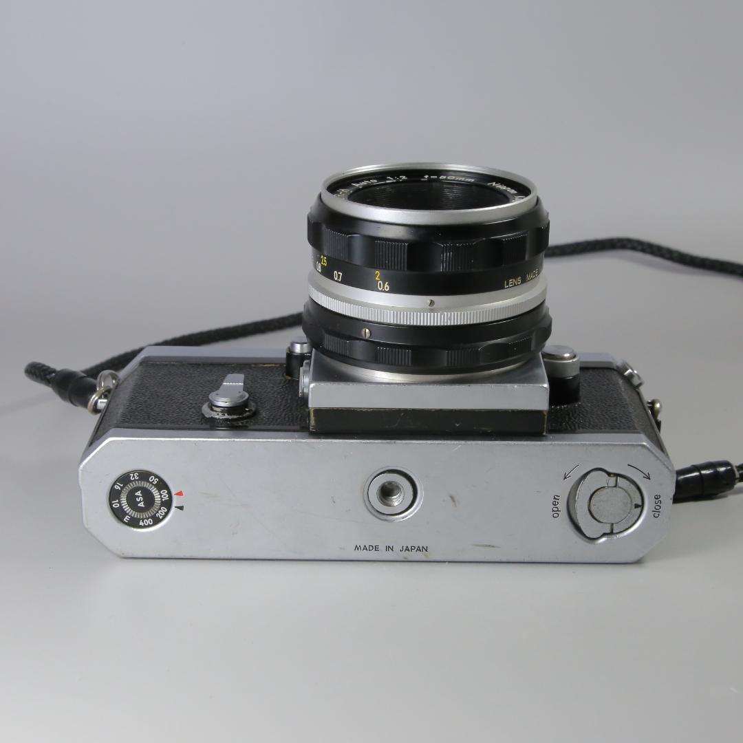 ☆完全動作☆ニコンF アイレベル 50mm F2 シルバー＃218