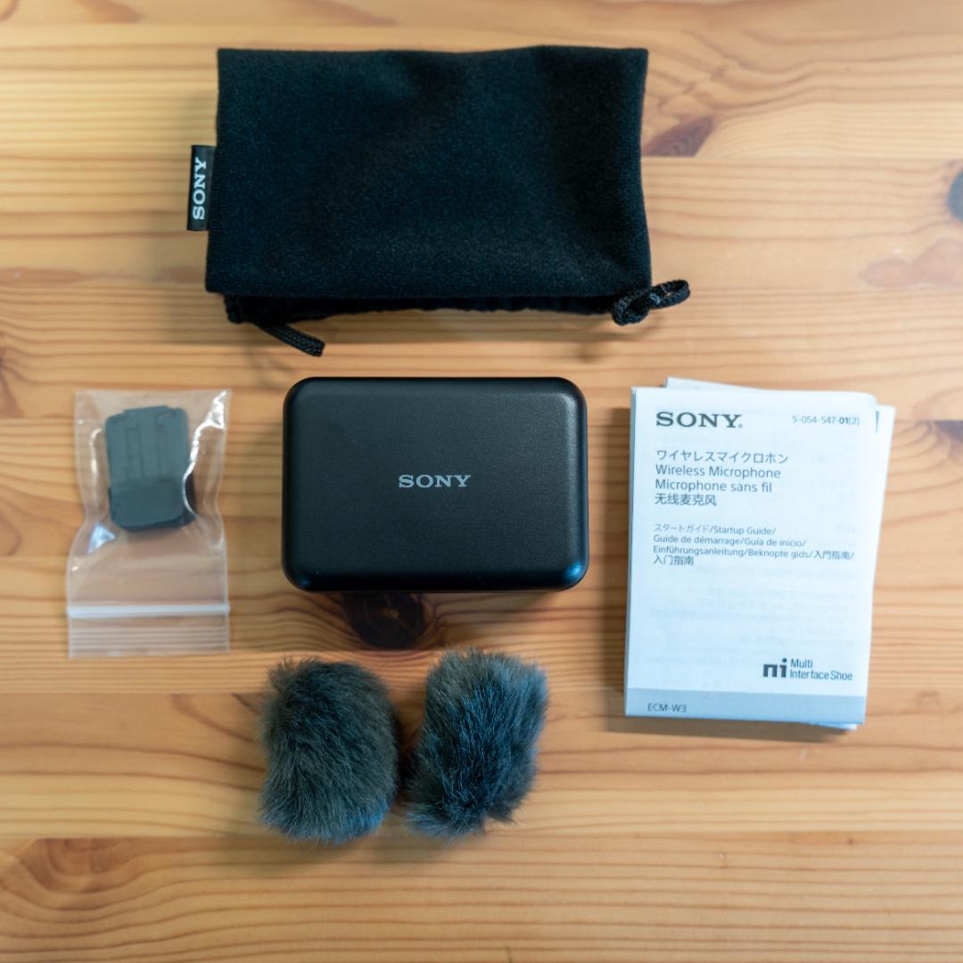 SONY ECM-W3 ワイヤレスマイクロホン