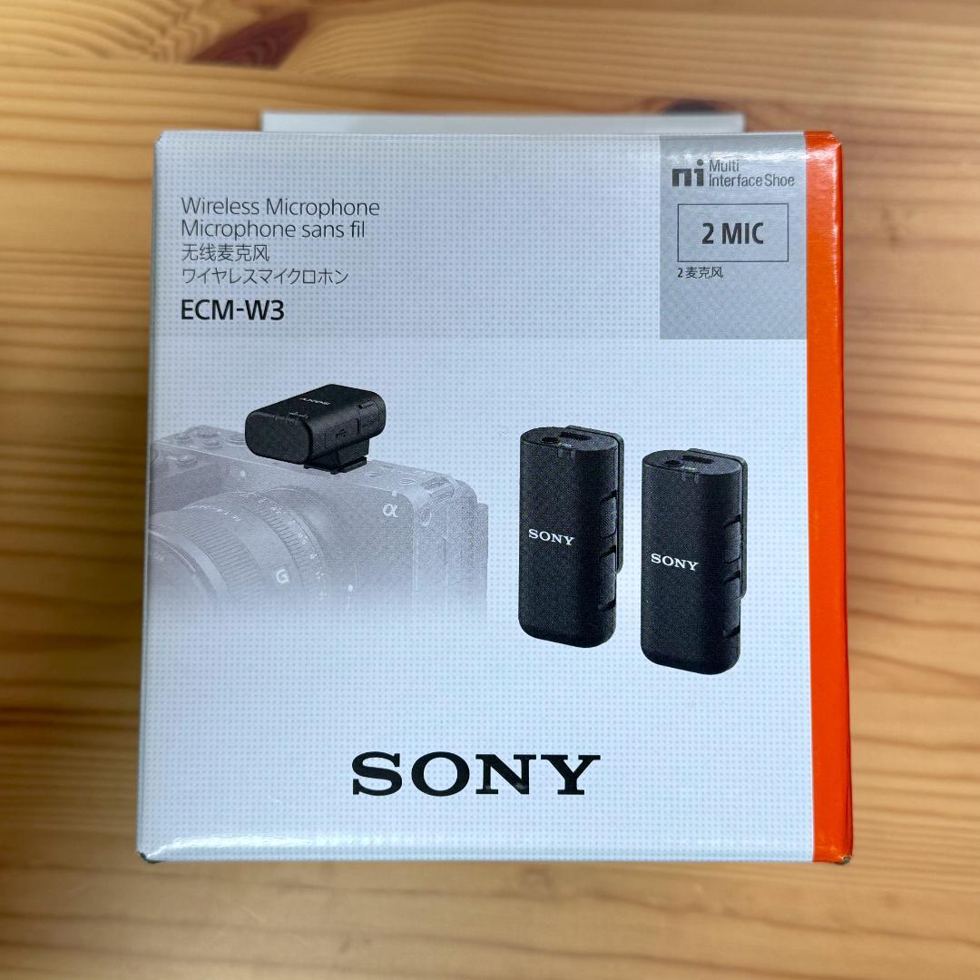 SONY ECM-W3 ワイヤレスマイクロホン