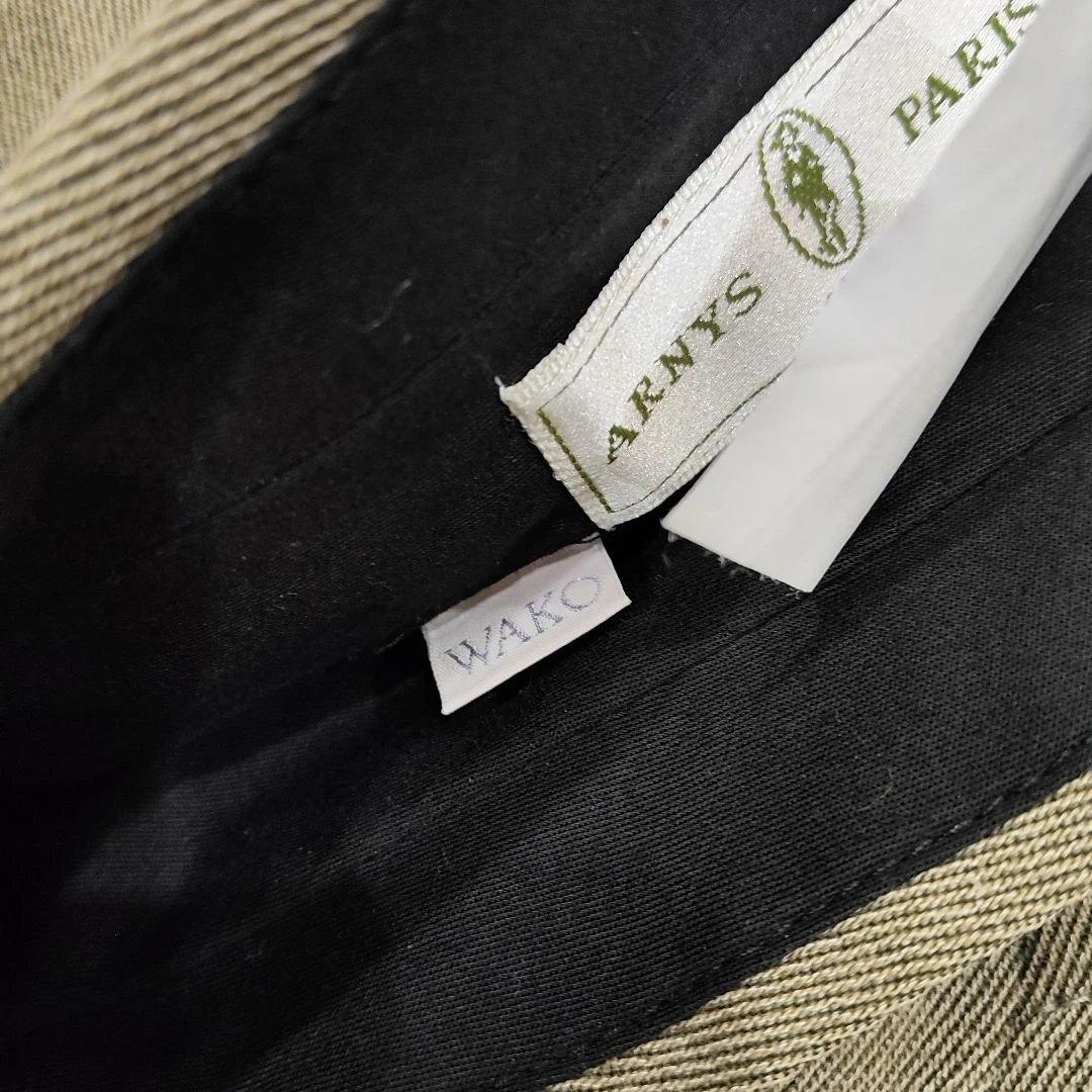 ARNYS PARISオリーブ色 ダブルボタン スラックス