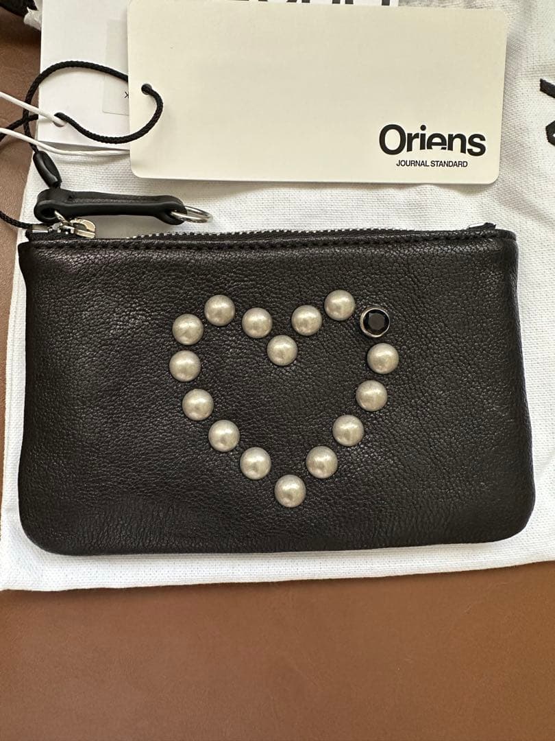 新品【OPEN YY】チェーンミニウォレット　ブラック