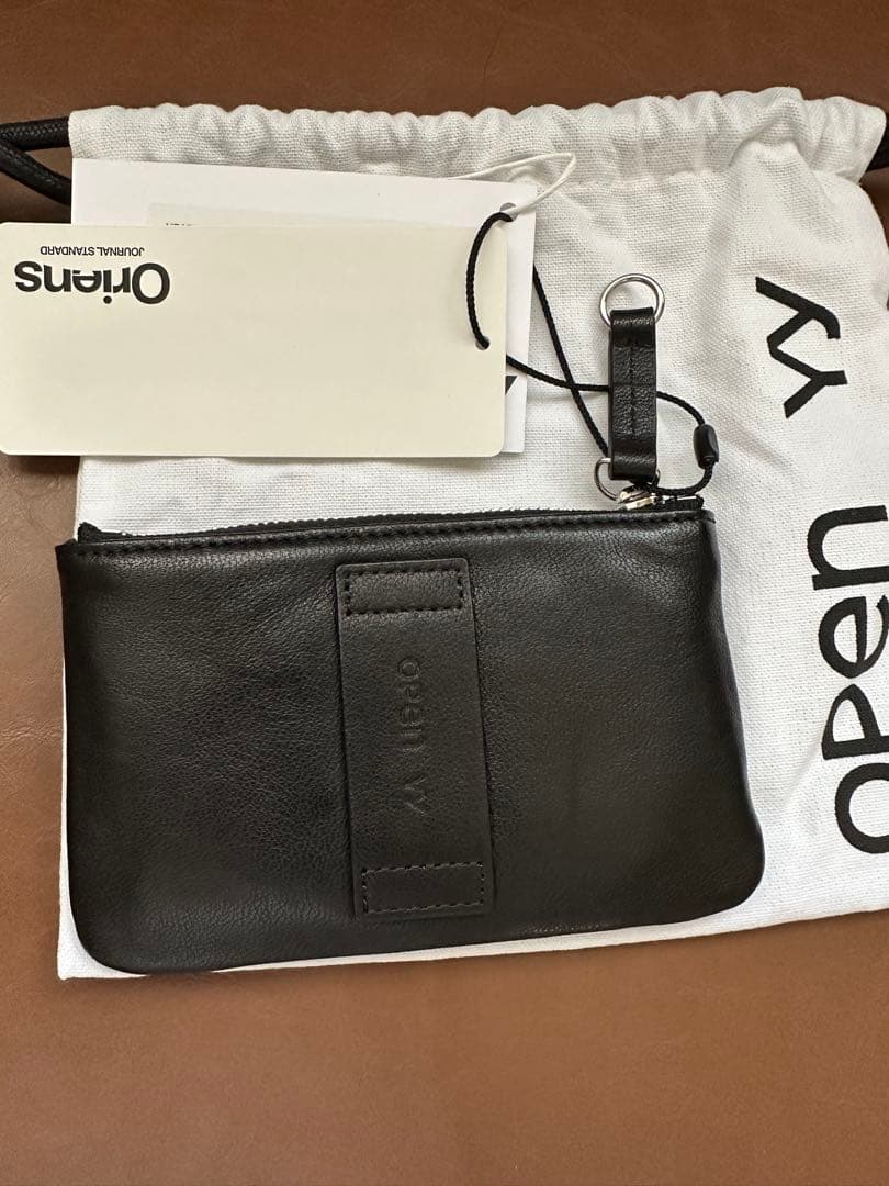 新品【OPEN YY】チェーンミニウォレット　ブラック