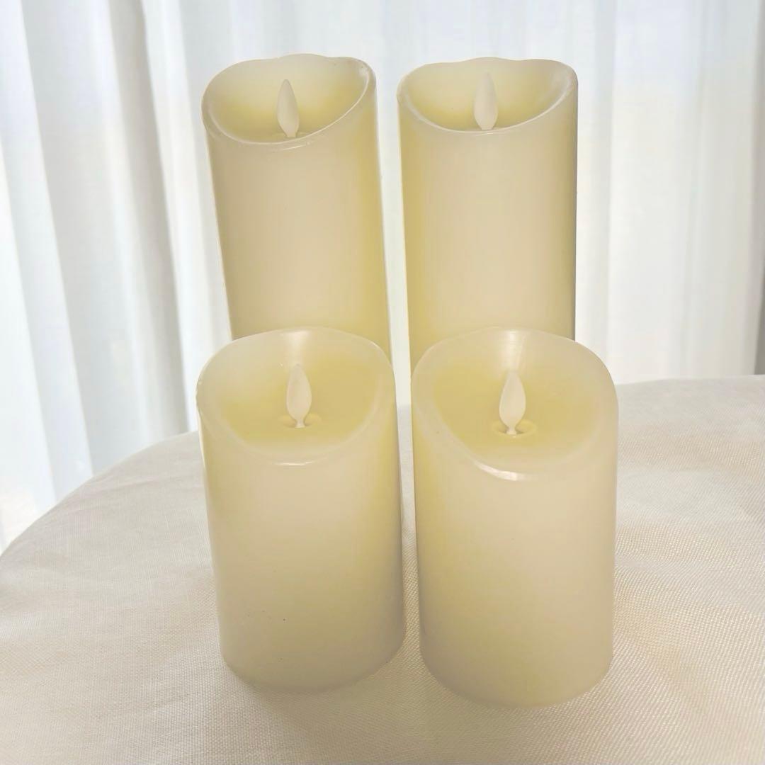 正規品　Luminara ルミナラ　LEDキャンドル　大小4本　化粧箱入り