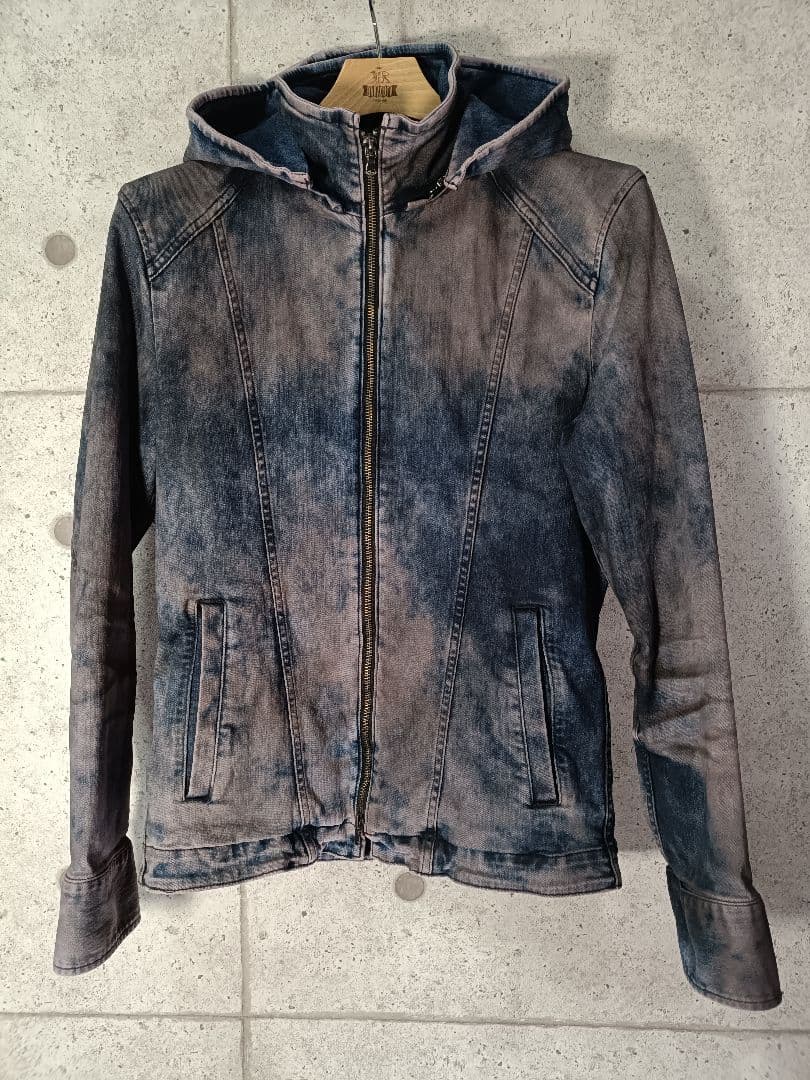 JULIUS好きな方に！ グラデーション ストレッチデニムジャケット 未使用品