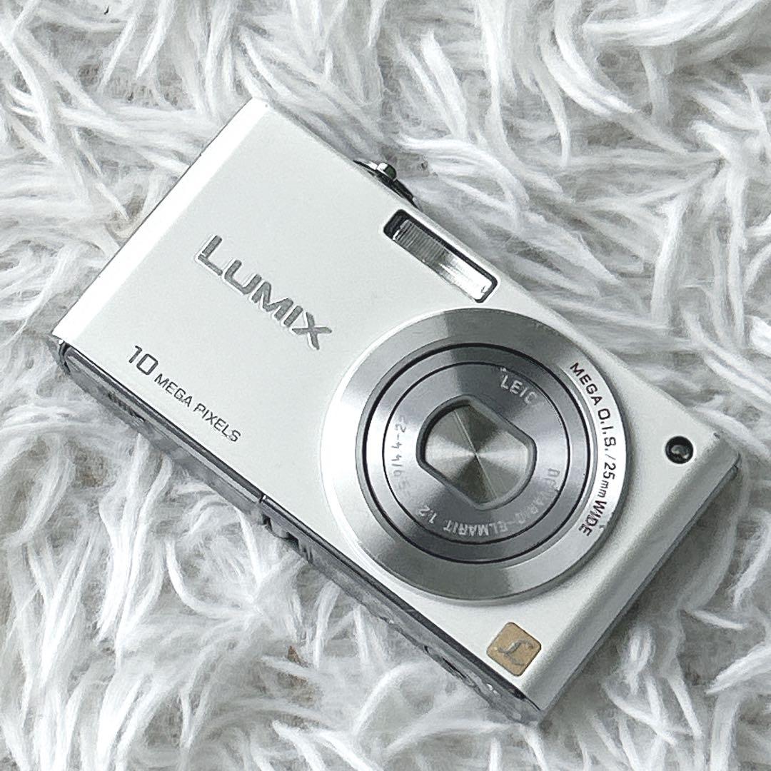 【美品】Panasonic LUMIX DMC-FX37 液晶キズなし ホワイト