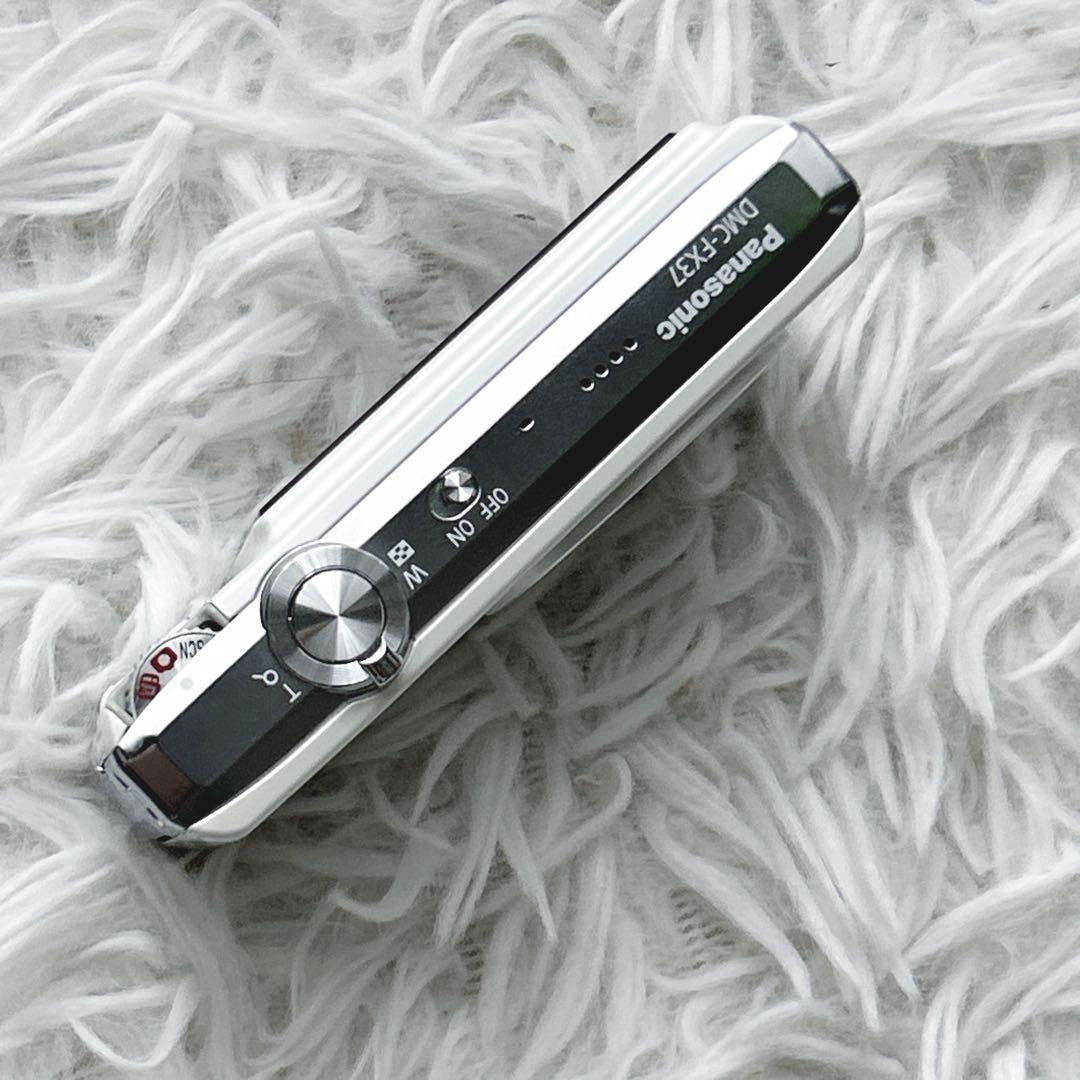 【美品】Panasonic LUMIX DMC-FX37 液晶キズなし ホワイト
