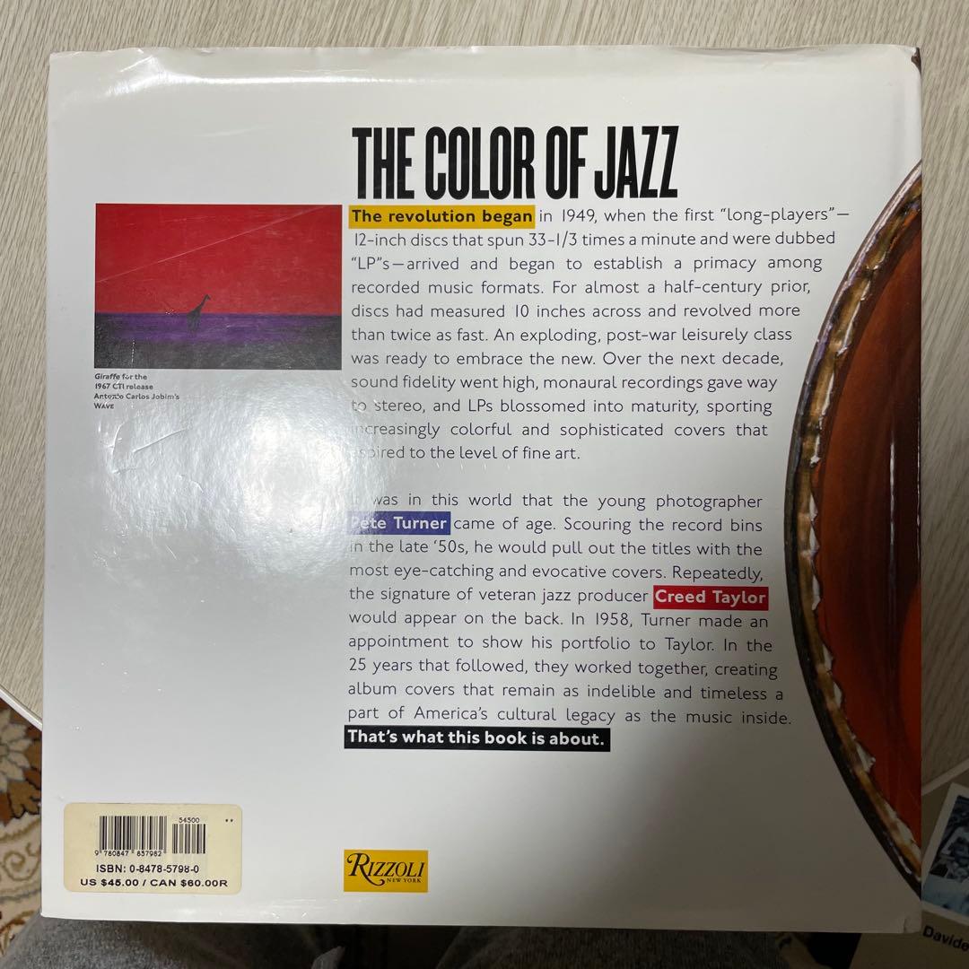 洋書 THE COLOR OF JAZZ Pete Turner