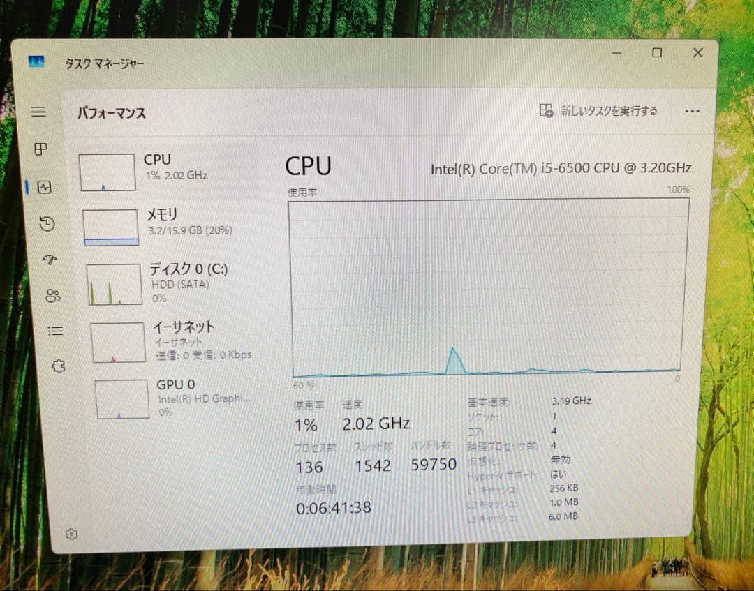 HP ProDesk i5-6世代 メモリ16GB 500GB win11
