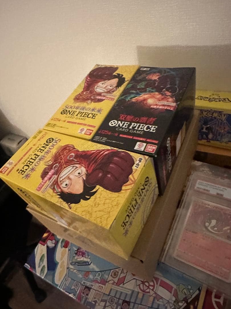 新品未開封品　ワンピースカード　双璧の覇者 3ボックスセット