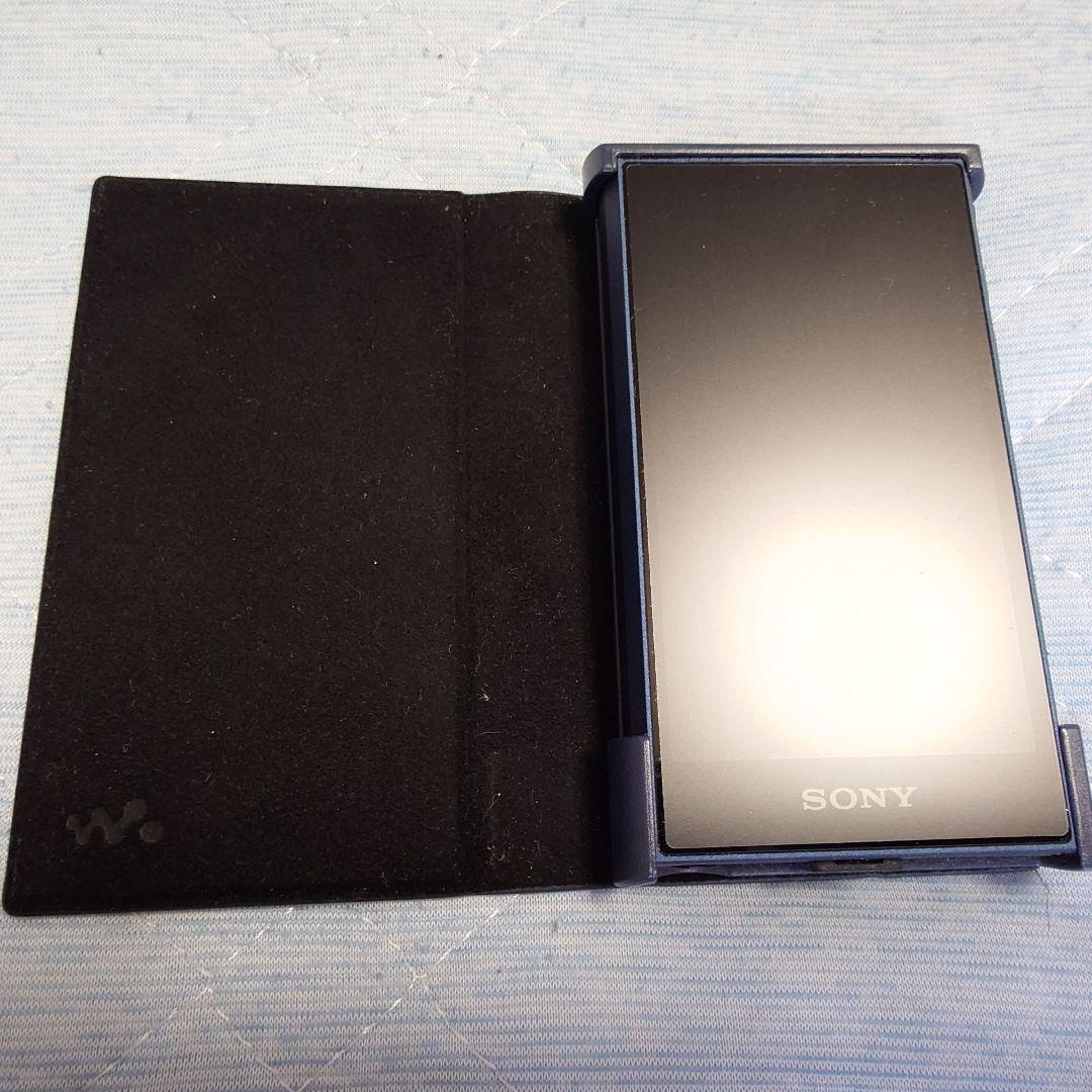 NW-A306　32GB ブルー公式ケース&液晶フィルム貼付け済み　ほぼ未使用品