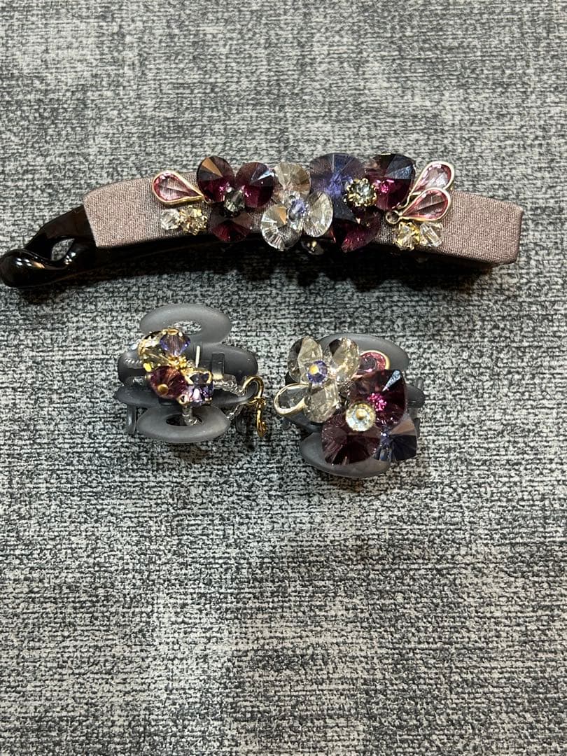 コンプレックスビズ クリスタルブルーム　ホイップクリップ２個セット　証明書あり