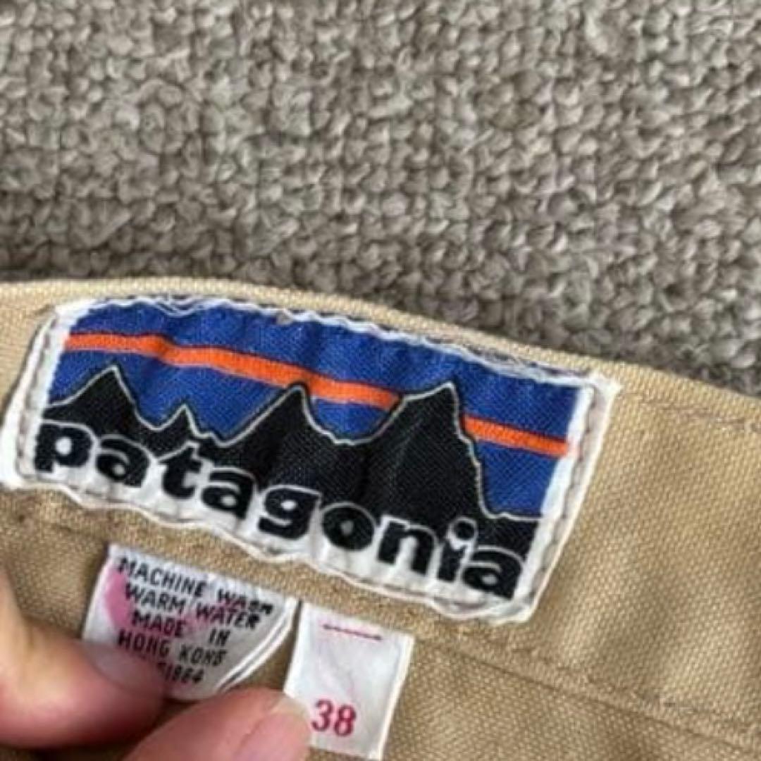 70s patagonia パタゴニア 白タグ 初期 ダブルニー チノ 香港製