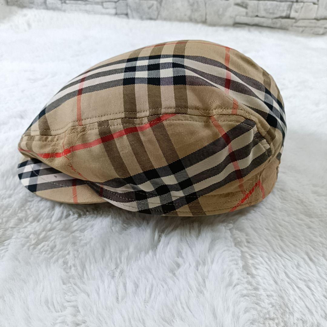 良品✨バーバリー ノバチェック&シャドーホース柄 ハンチング帽　キャスケット