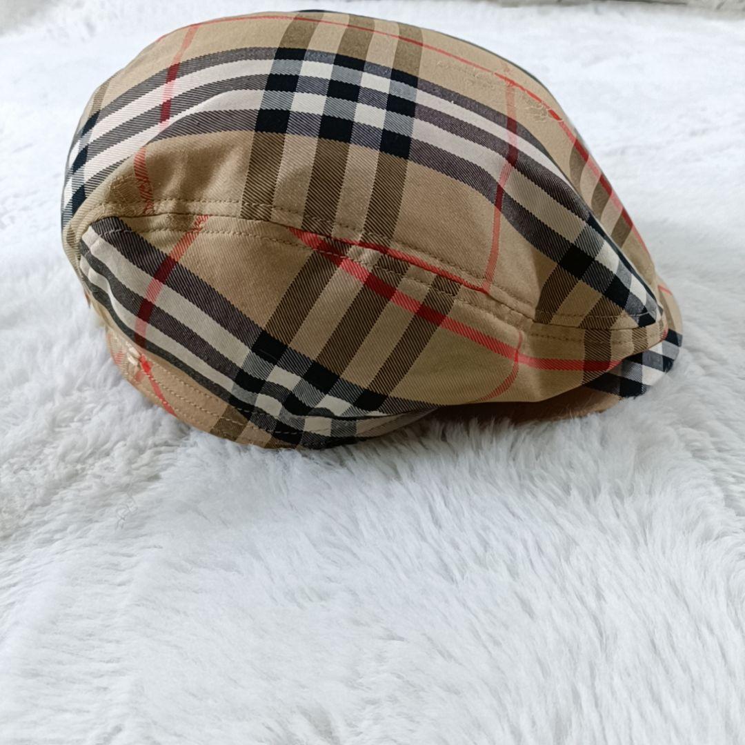 良品✨バーバリー ノバチェック&シャドーホース柄 ハンチング帽　キャスケット