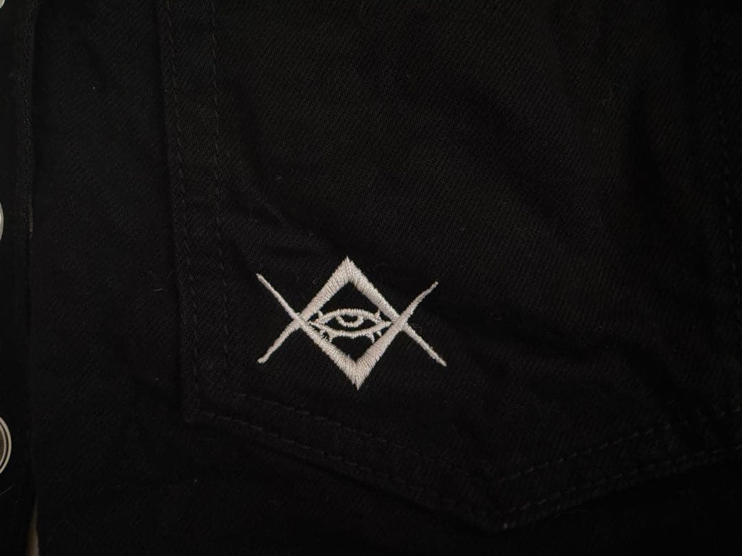 完売品　【REFLEM/レフレム】サスペンダー付きデニムショーツ　ブラック