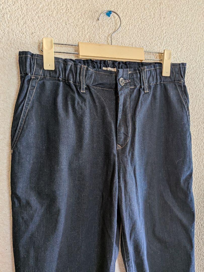 【新品/未使用】D.M.G. 新品 ダークブルーカジュアルパンツ　日本製