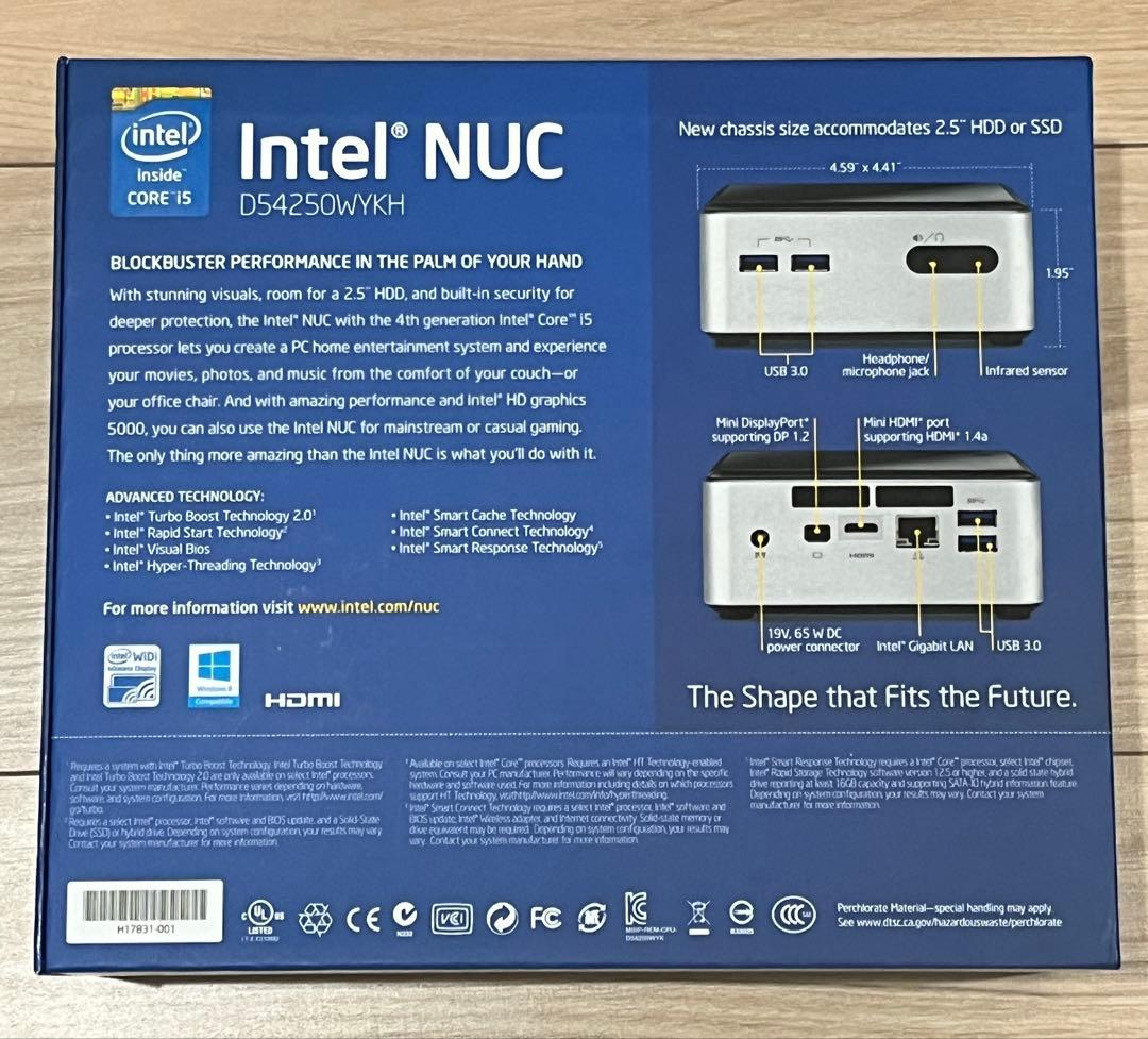 ★値下げ★Intel NUC D54250WYJH Win10 すぐ使えます。