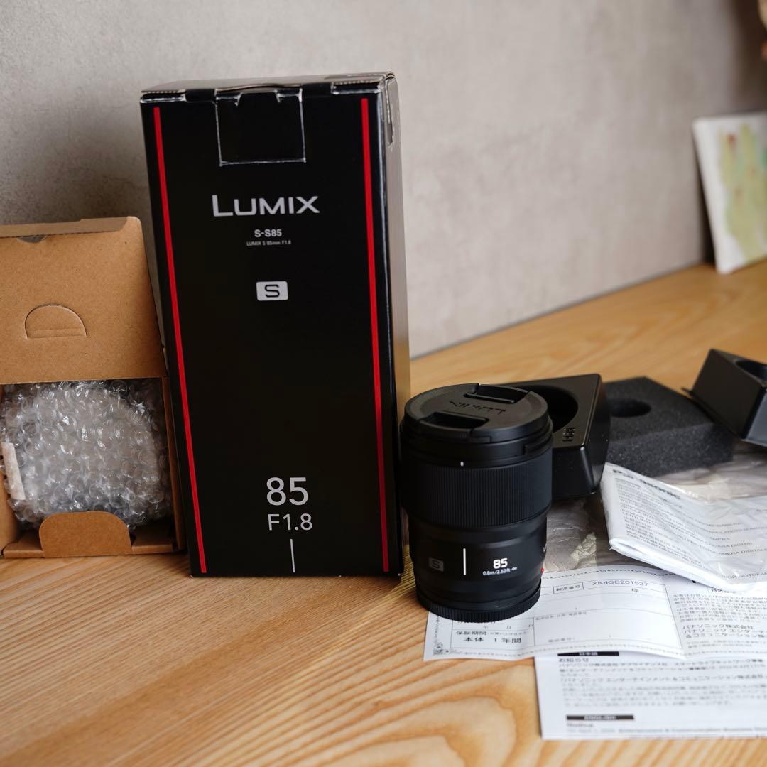 【 Lマウント・極美品・使用1回 】LUMIX S85mm F1.8単焦点レンズ