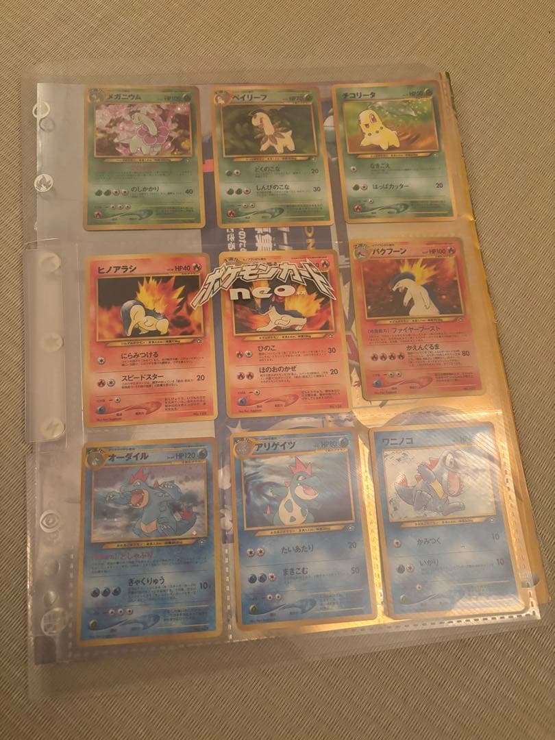 ポケモンカードneo ファイル 金銀