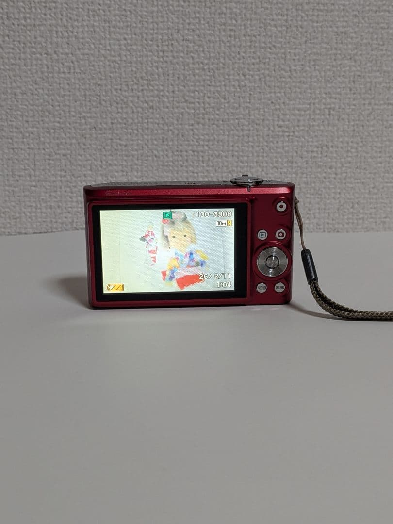 CASIO EXILIM EX-Z200 赤 CCD オールドコンデジ 充電器付