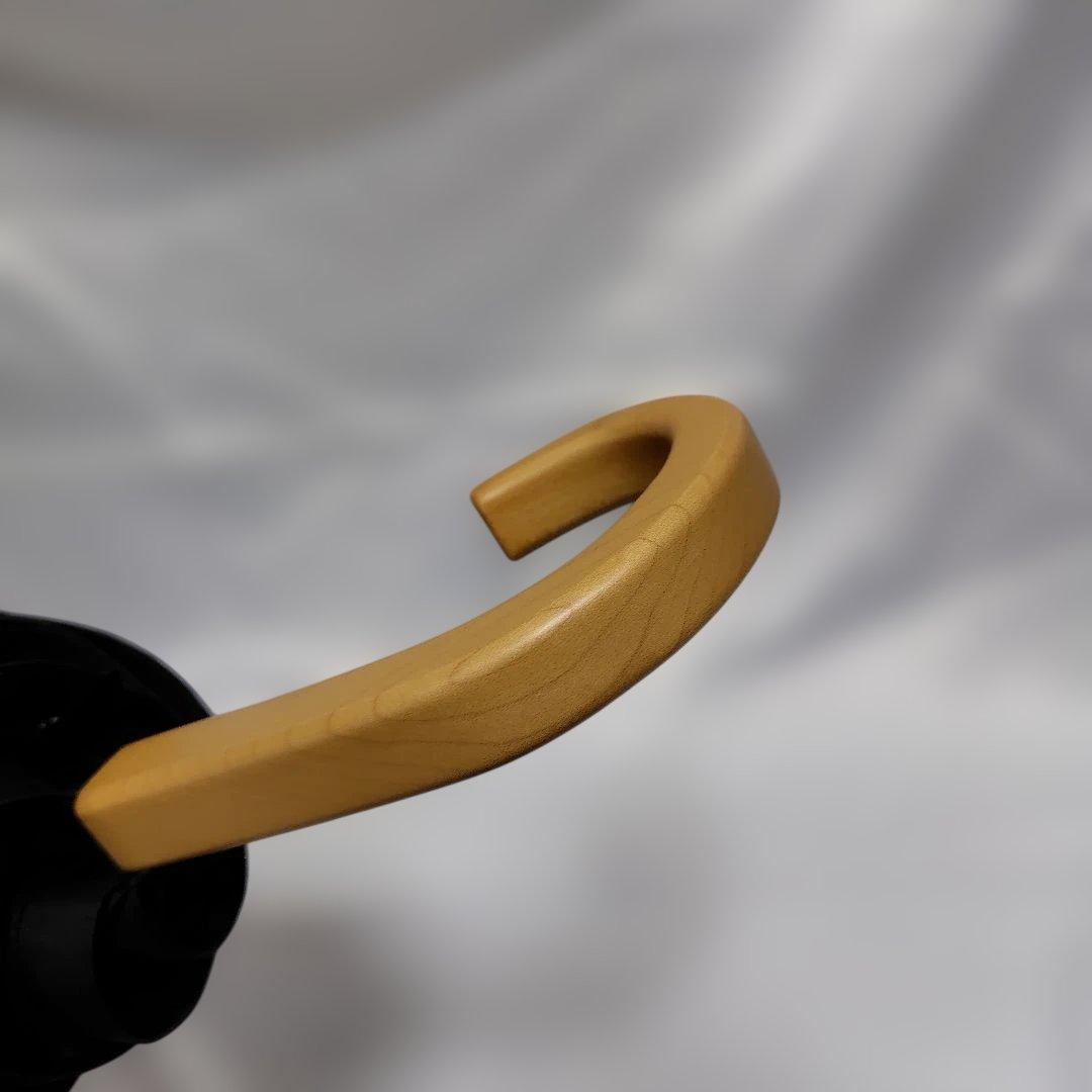 未使用品 サンバリア100 折り畳み日傘 2段折 フリル ブラック木曲がり手元