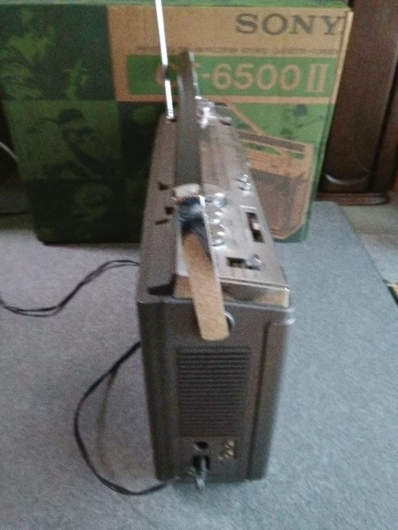 【ジャンク】昭和レトロ　SONY CF-6500 II ラジカセ