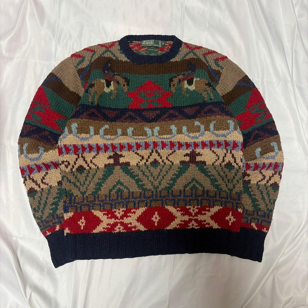 t*e様 Polo by Ralph Lauren Hand Knit