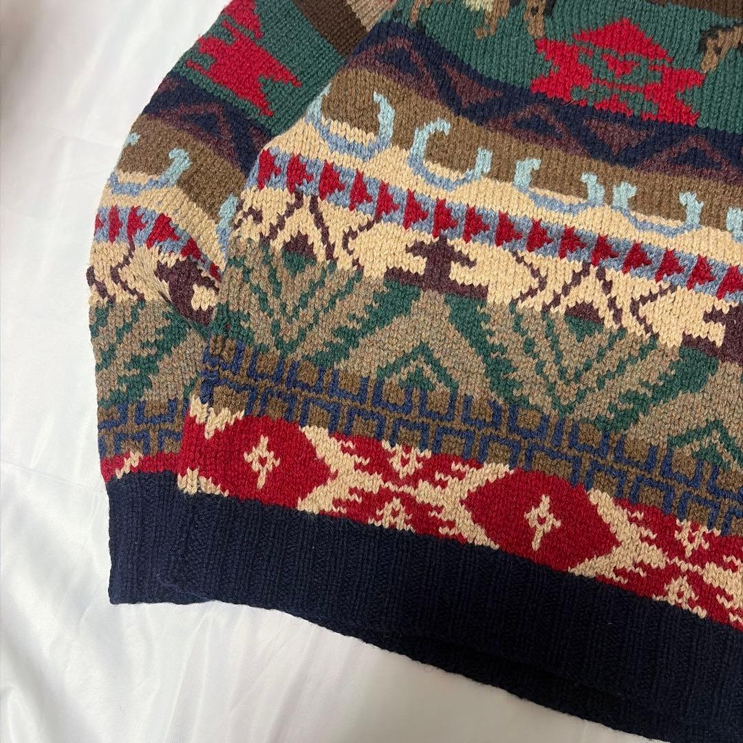 t*e様 Polo by Ralph Lauren Hand Knit