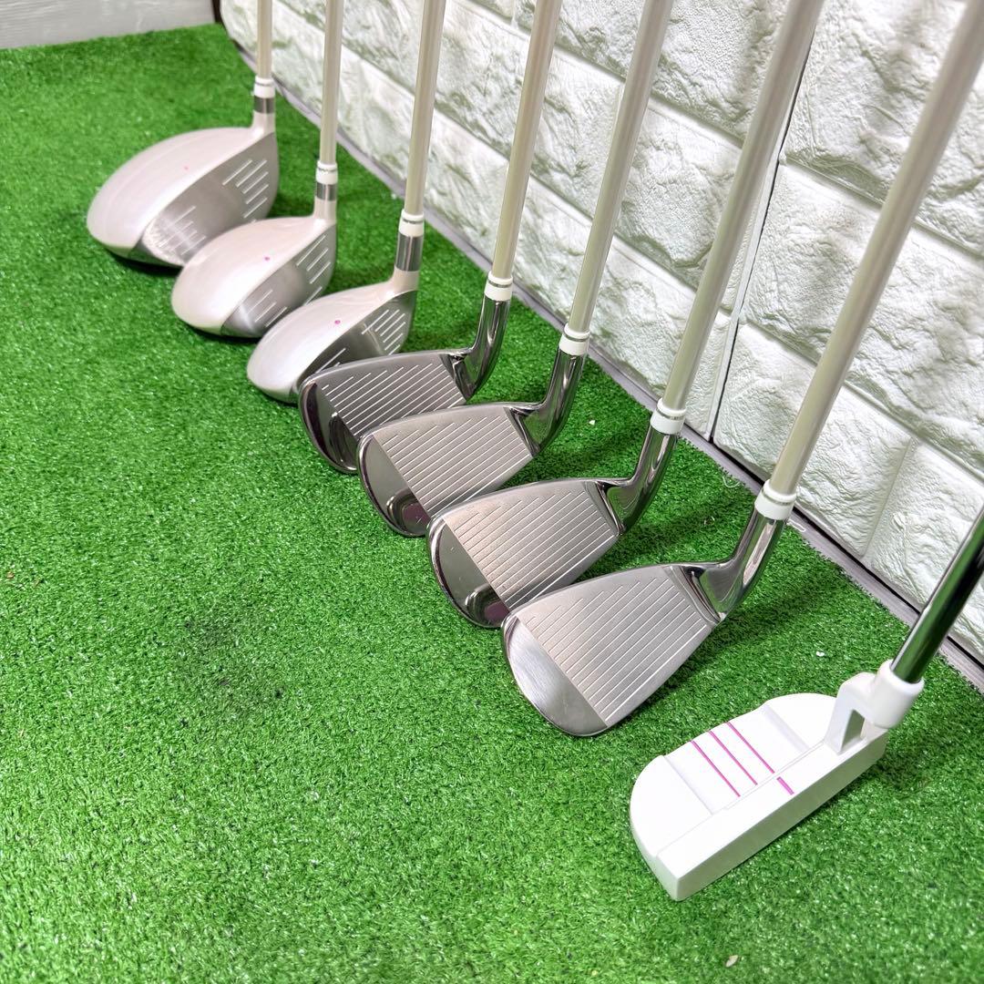 ゴルフセット　美品　FILA レディース　右打ち　ラウンド仕様　飛距離抜群　良好