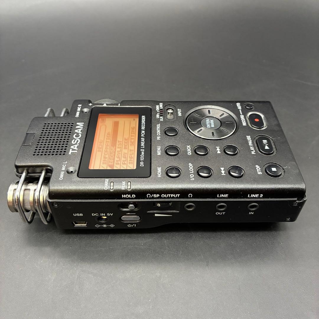 DR-100MKII TASCAMハンディレコーダー 4GB SDカード付属
