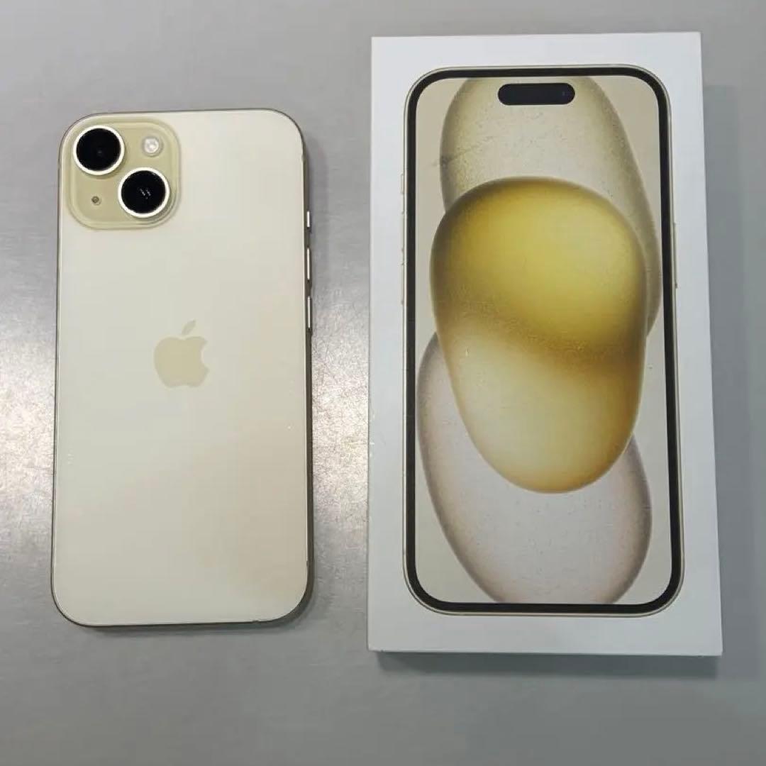 iPhone15 イエロー　512GB