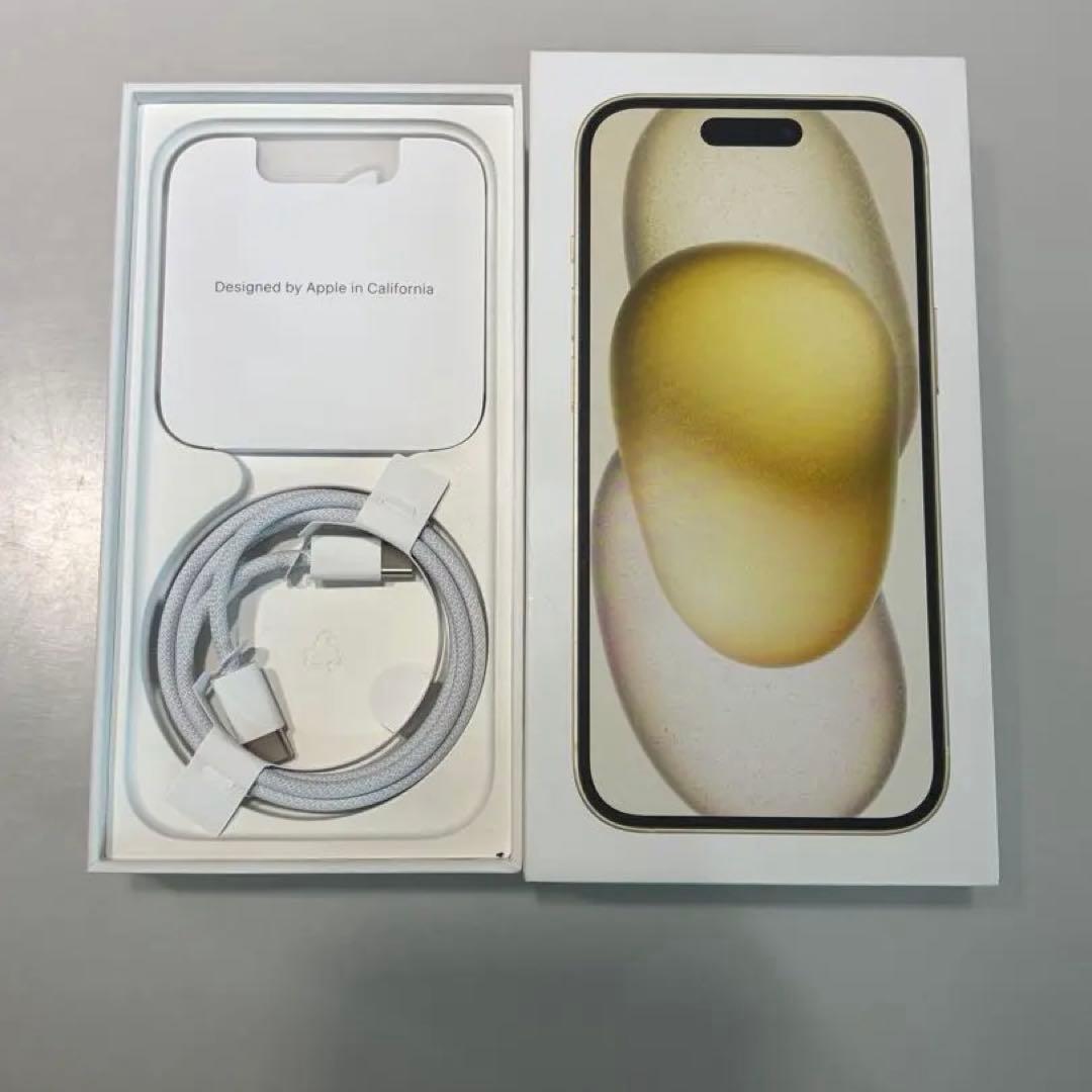 iPhone15 イエロー　512GB
