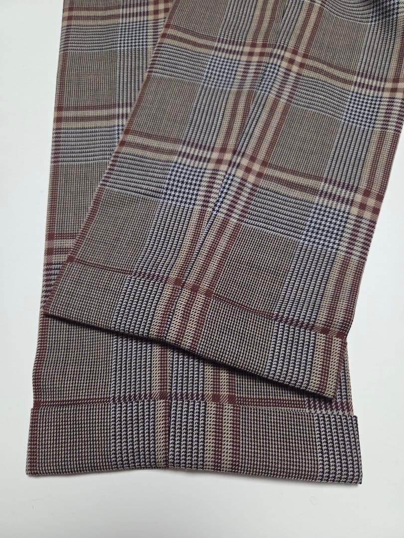 【美品】ピーティートリノ　GENTLEMAN FIT　2p　茶系　50　秋冬