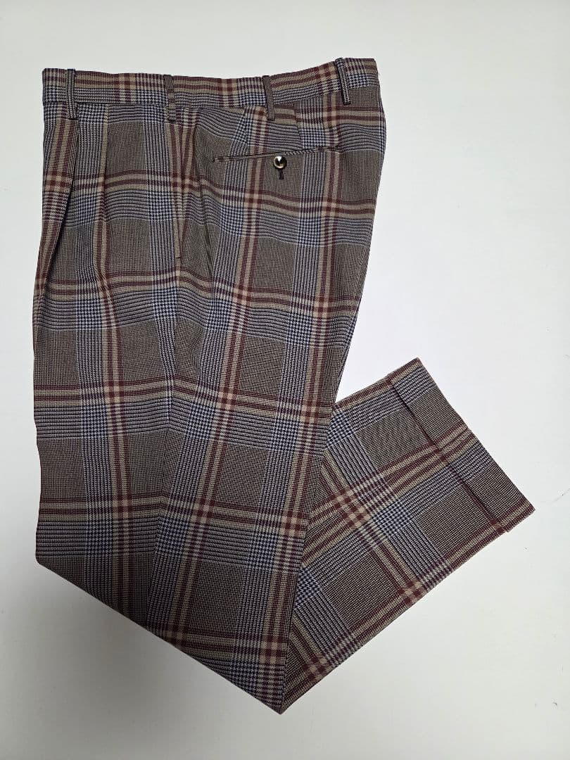 【美品】ピーティートリノ　GENTLEMAN FIT　2p　茶系　50　秋冬