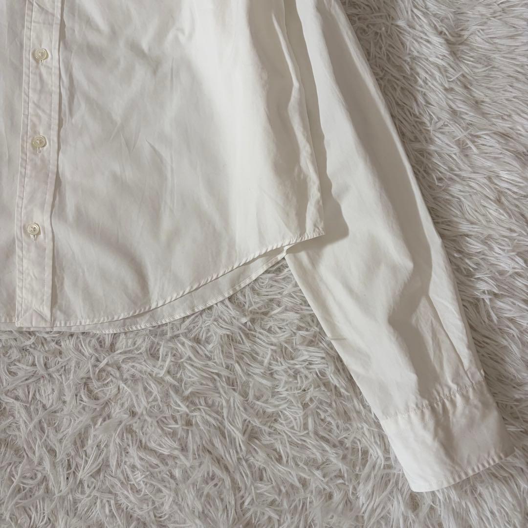 極美品　ザシンゾーン　25SS ショートペックシャツ　クロップド丈　ホワイト