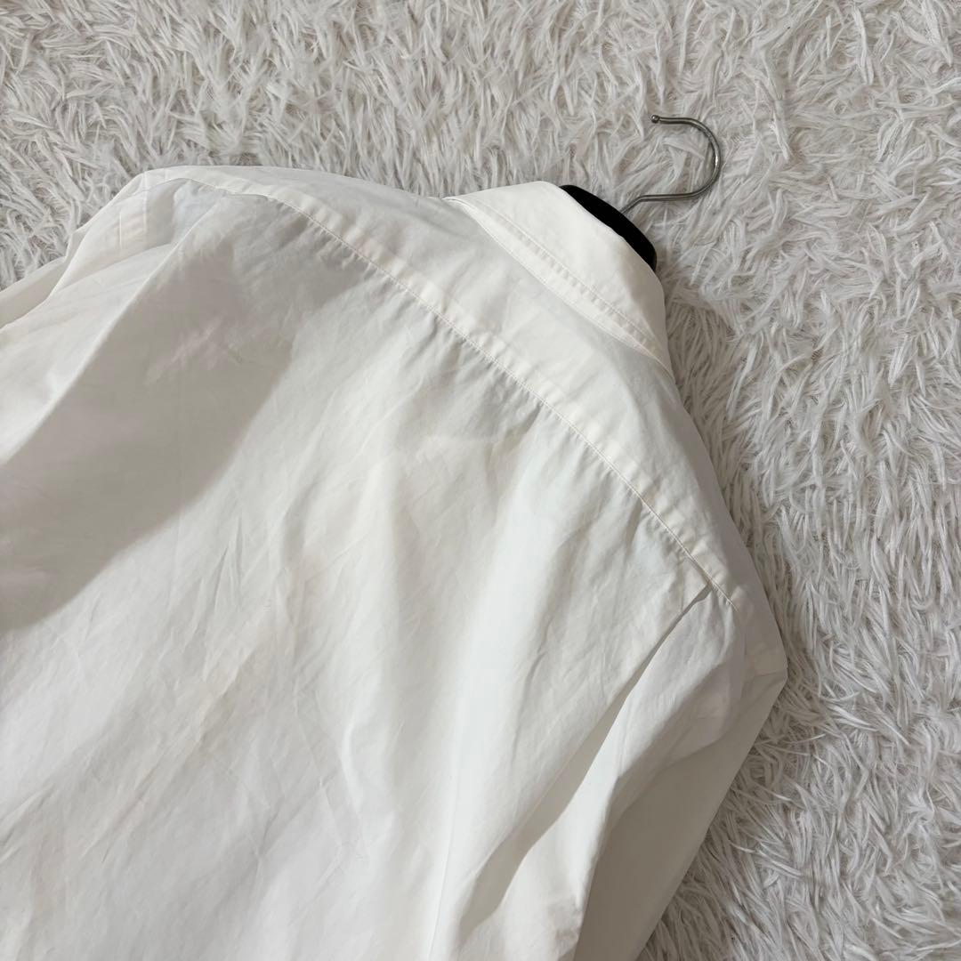 極美品　ザシンゾーン　25SS ショートペックシャツ　クロップド丈　ホワイト