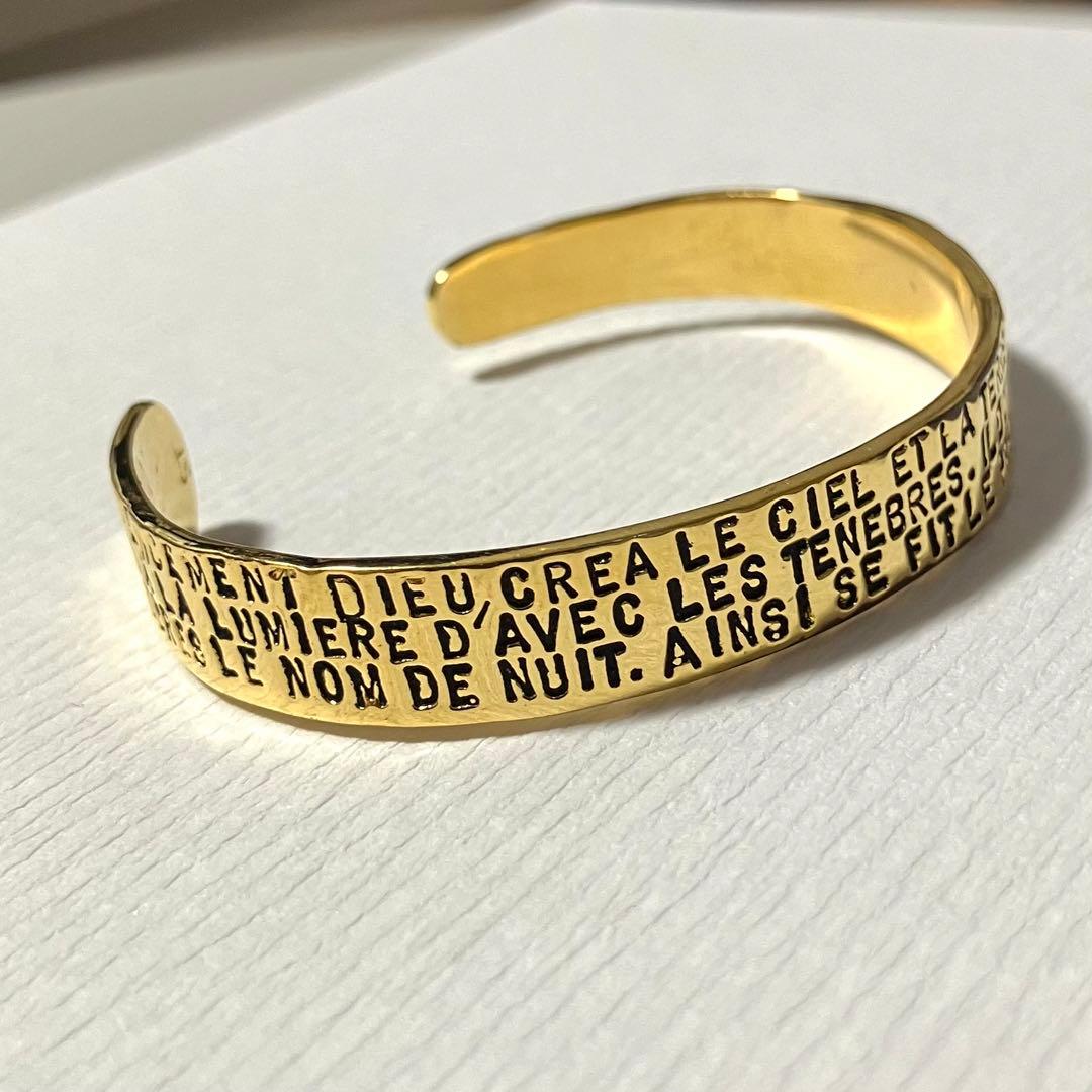 【美品】セルジュトラヴァル バングル ゴールド