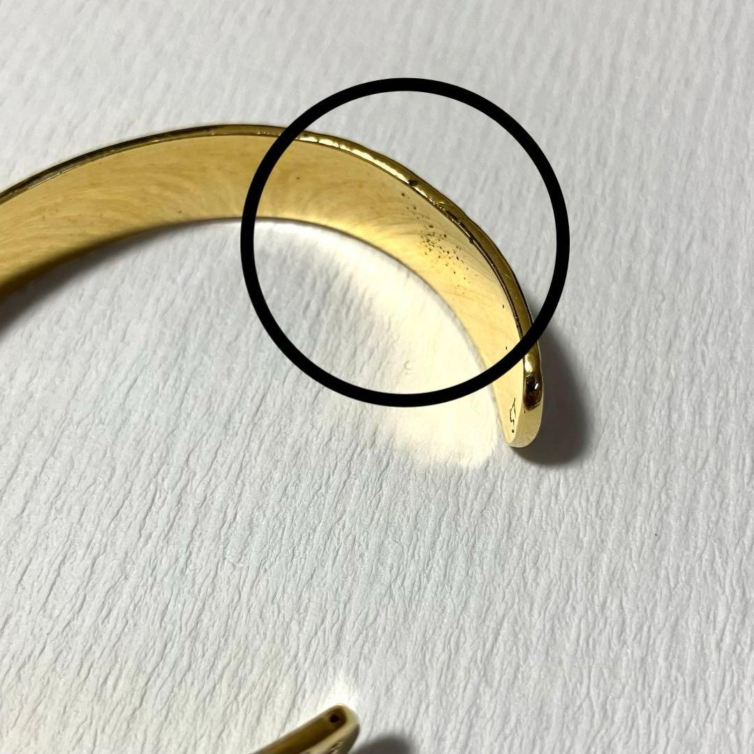 【美品】セルジュトラヴァル バングル ゴールド