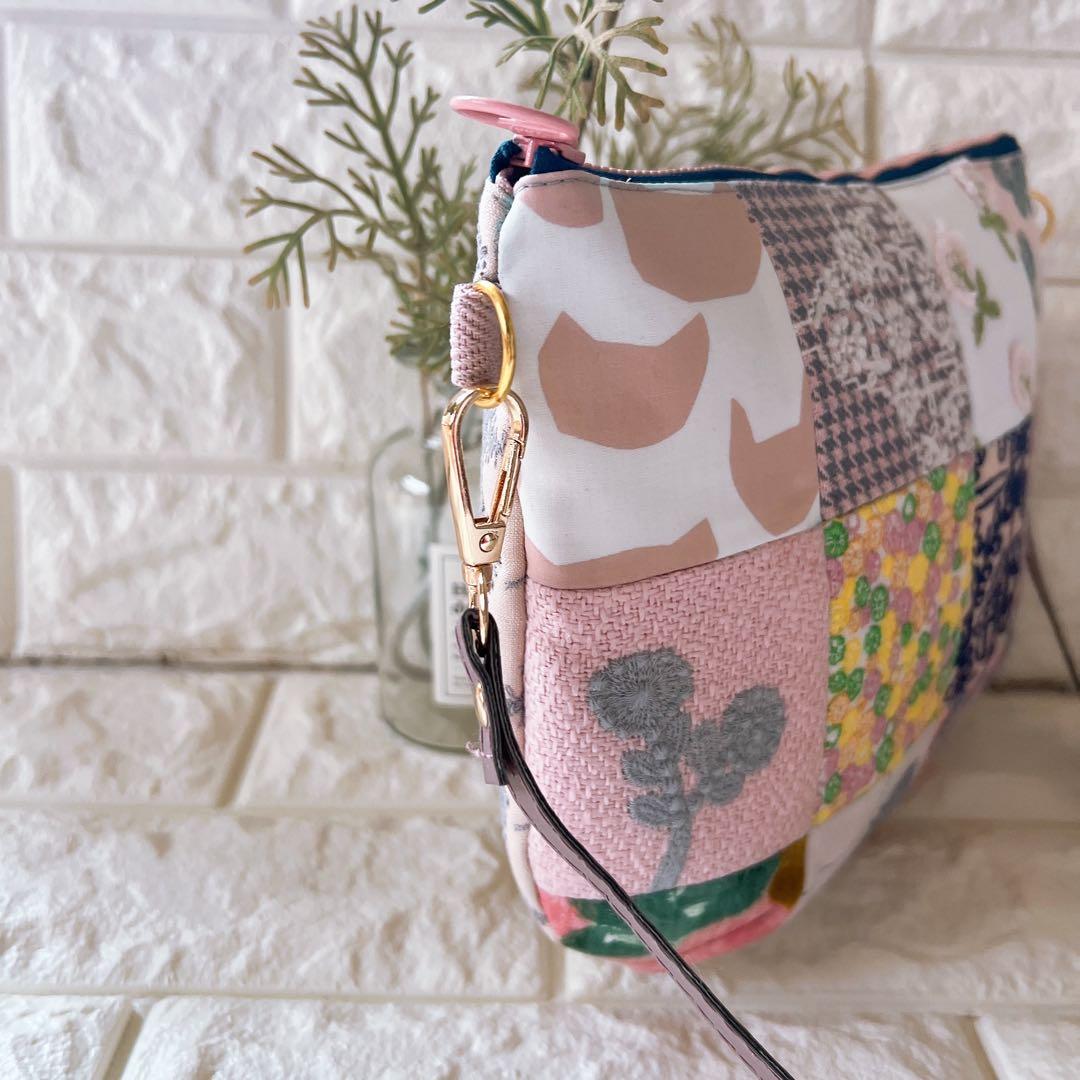 ミナペルホネン ハンドメイド ショルダーバッグ サコッシュ バッグ ポーチ