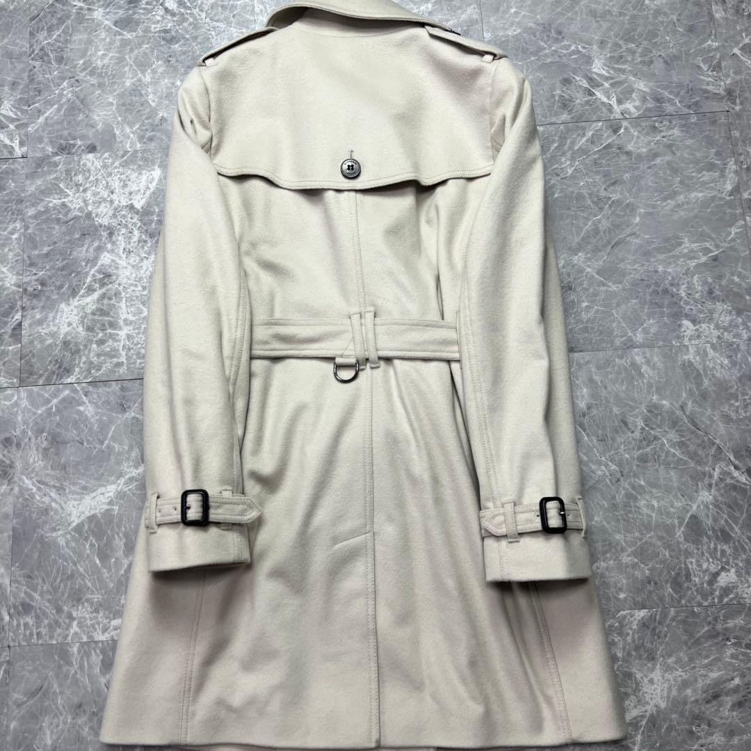 極美品♡カシミヤ　バーバリーロンドン　ベルテッドコート　ベージュ　2L